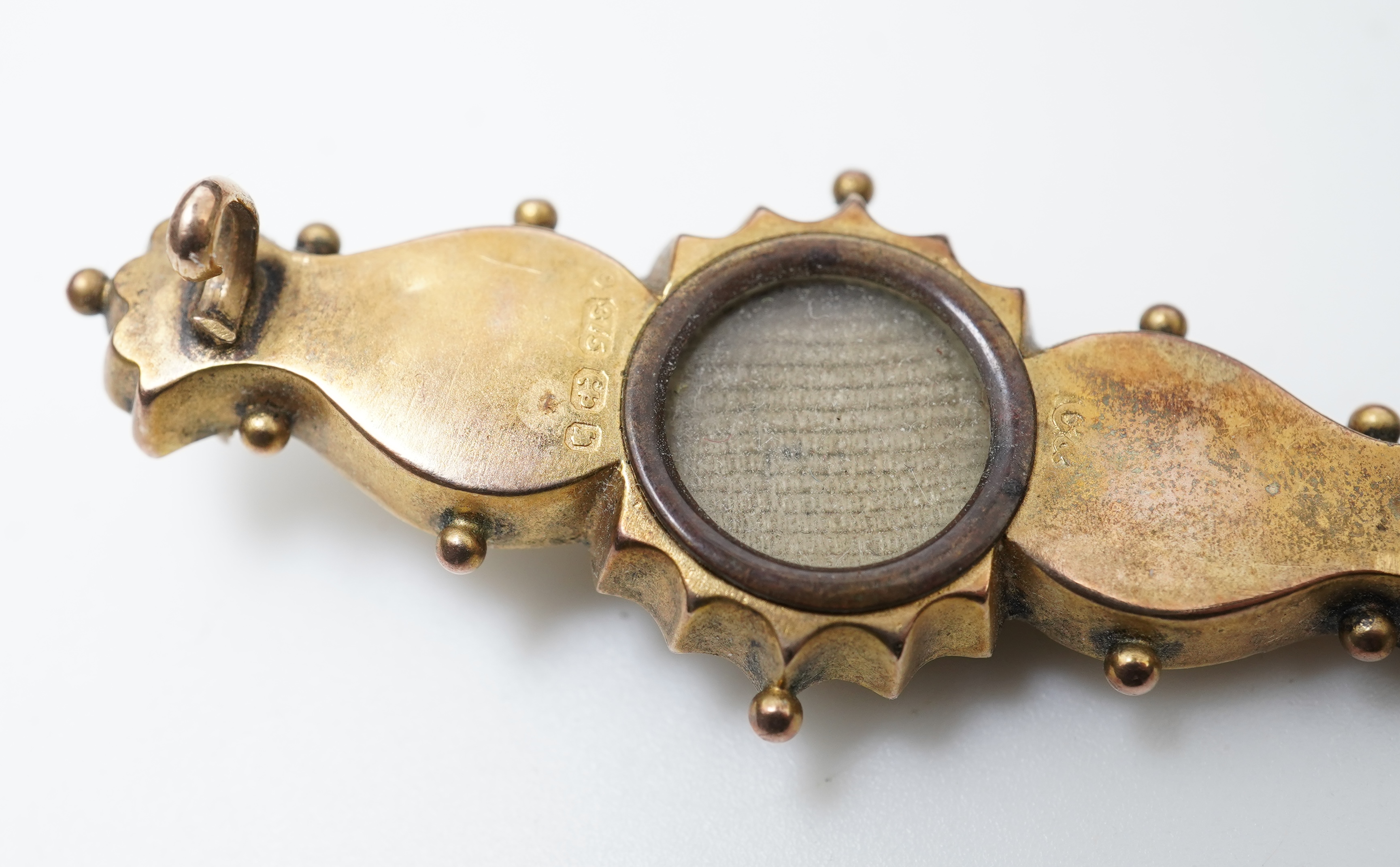 Three bar brooches, late 19th century